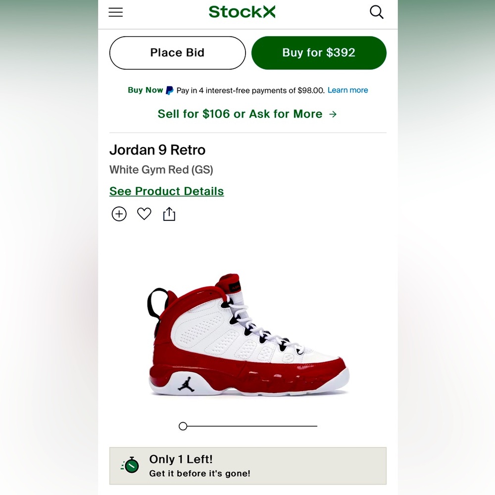 Jordan 9 Retro